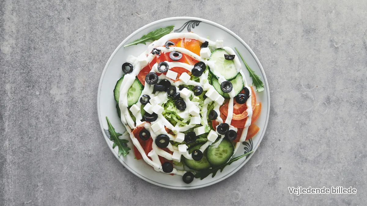 87. Græsk Salat (V)
