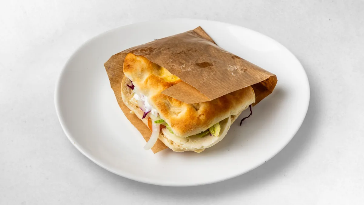 Vegetarische Semmel