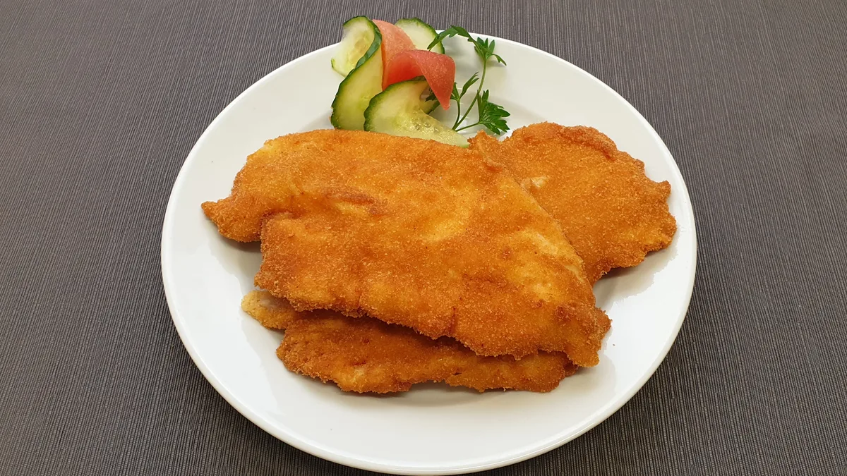 Rántott csirkemell rizzsel