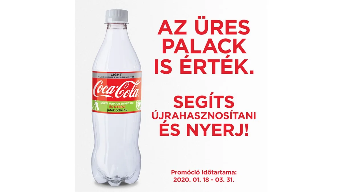 Coca-Cola Light colaízű energiamentes szénsavas üdítőital édesítőszerekkel 500 ml