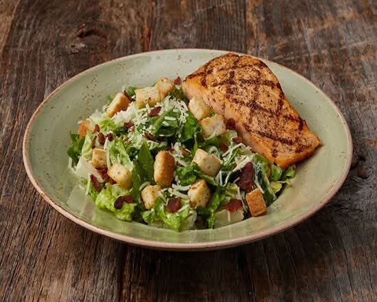 Caesar Salad with Salmon