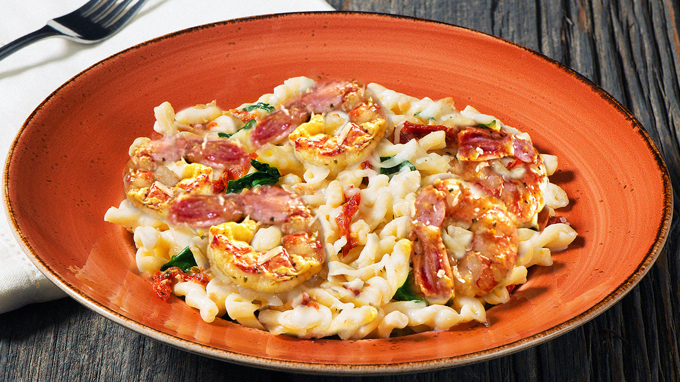 Alfredo Shrimp Pasta