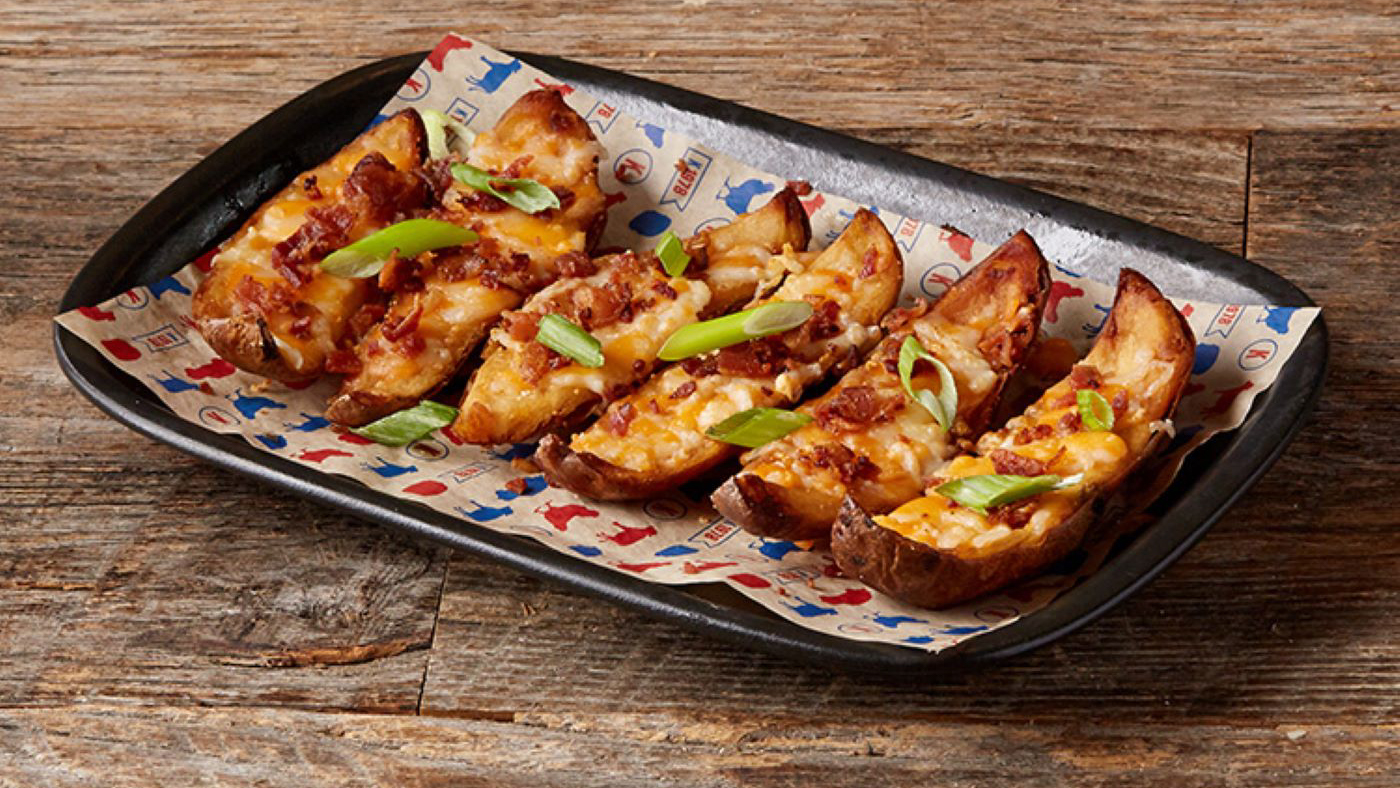 Cheese and Bacon Potato Skins