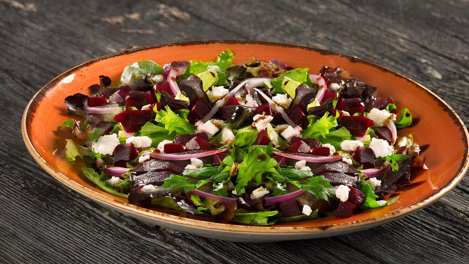 Chicken, Beet and Goat Cheese Salad