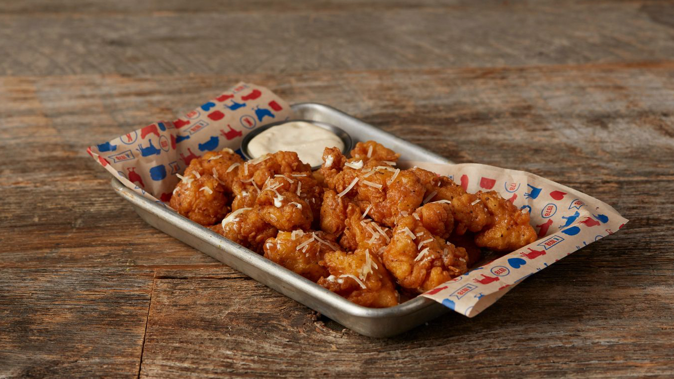 Garlic Parm Chicken Bites Dinner