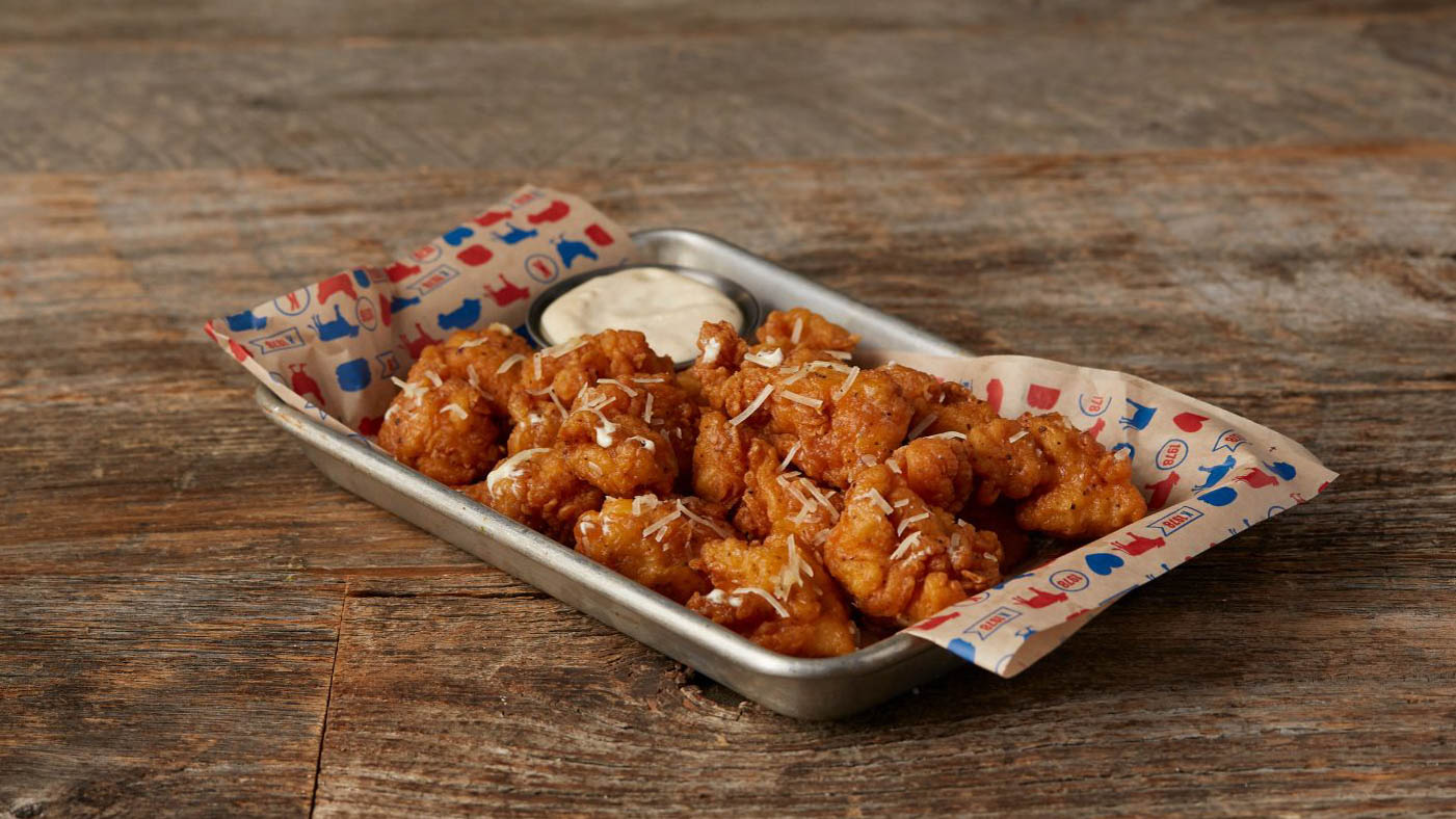 Garlic Parm Chicken Bites