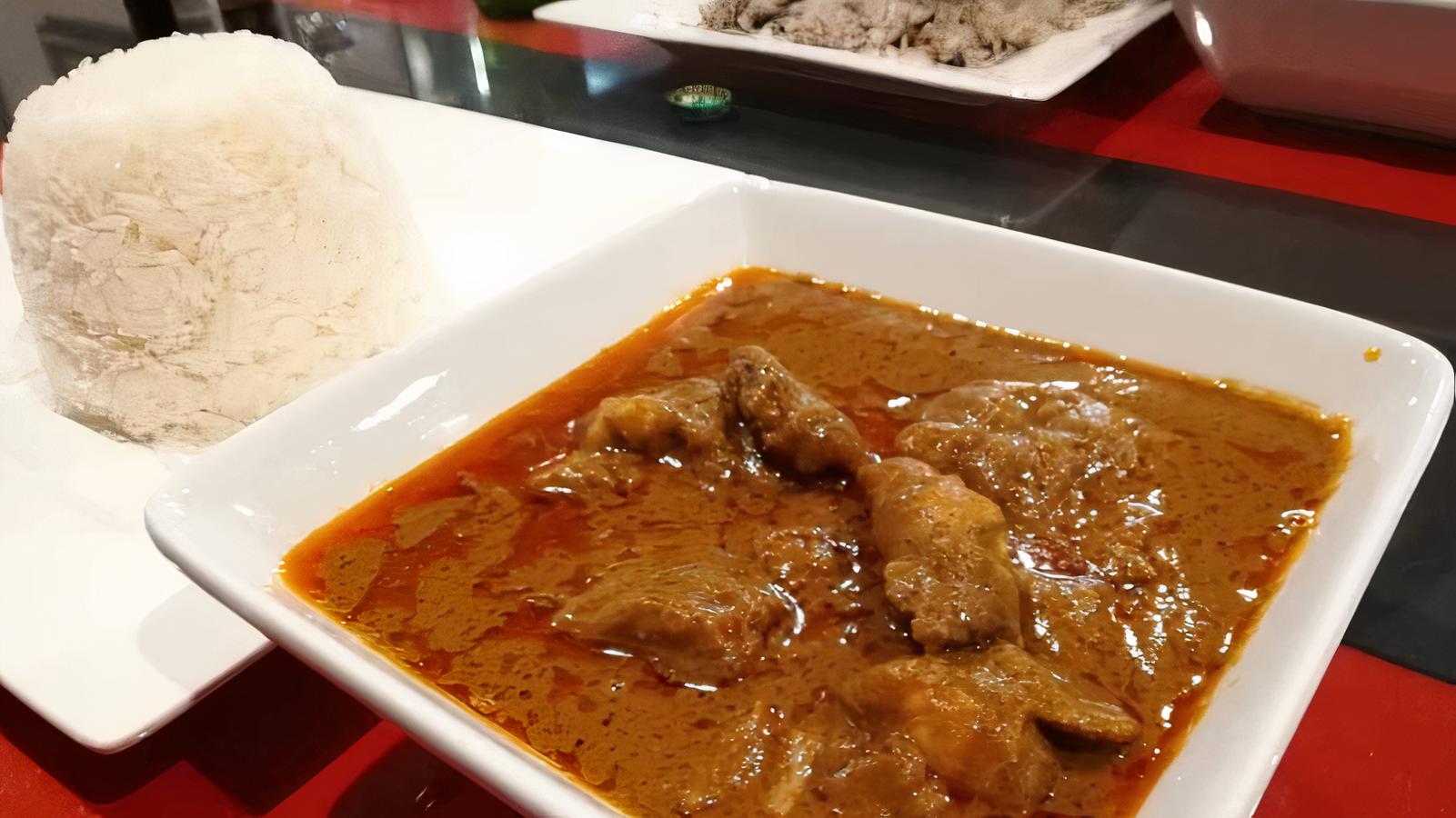 Palm Butter Served with Rice