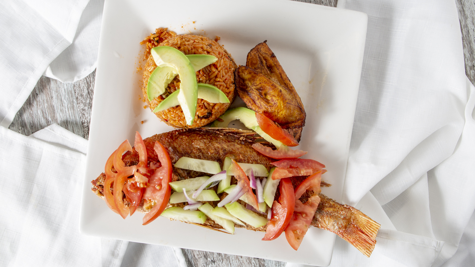 Red Snapper and Jollof Rice