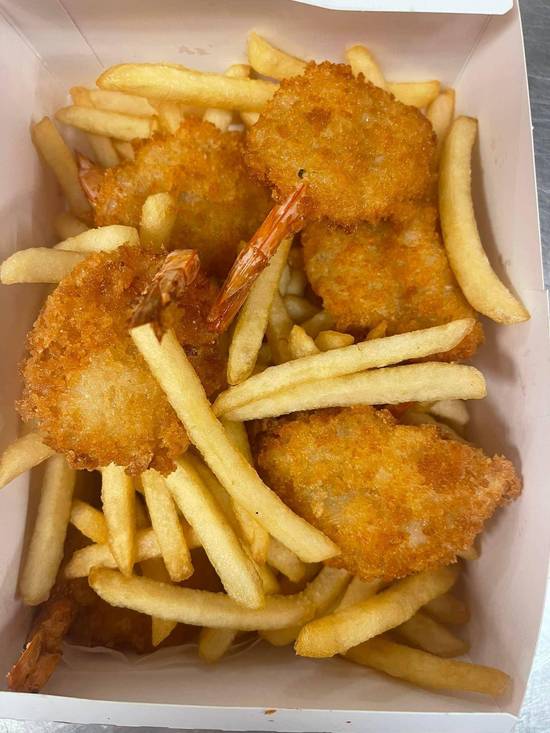 12 Jumbo Shrimp with 1 Sides