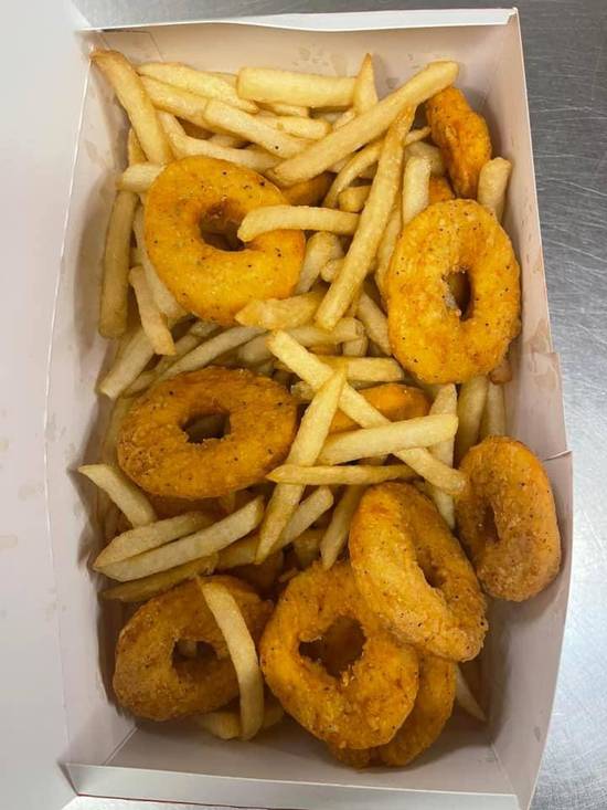 30 Chicken Rings with 2 Sides