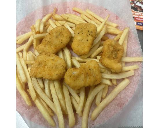 Chicken Nuggets with French Fries
