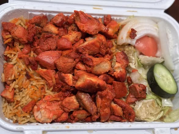 Chicken Over Rice Platter