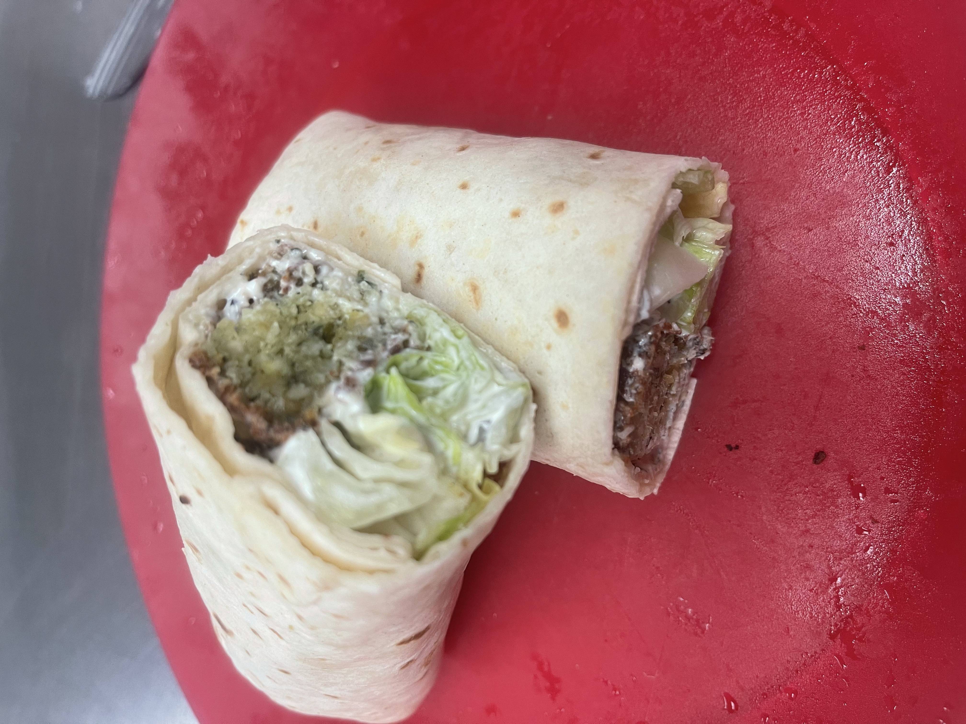 Chopped cheese burrito