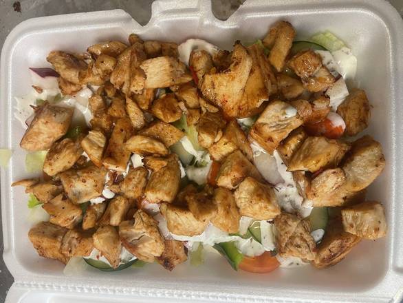 Grilled Chicken with Salad