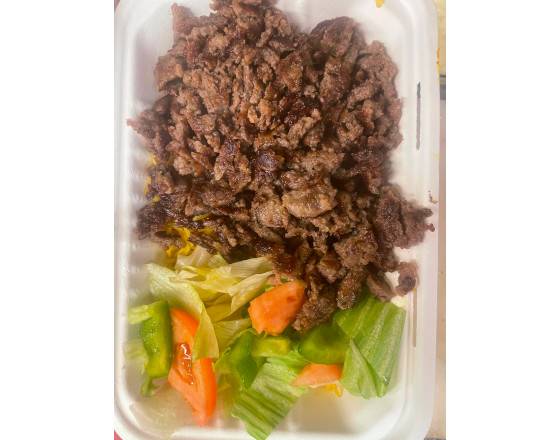 Lamb Over Rice Platter