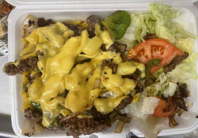 Philly Cheese Steak Over Rice