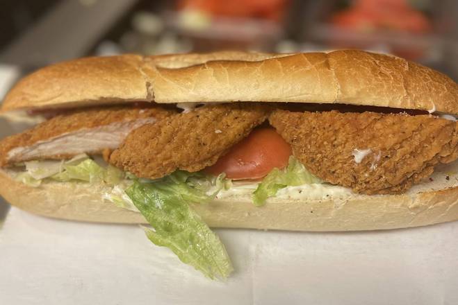 Spicy Chicken Sandwich Sub with Fries