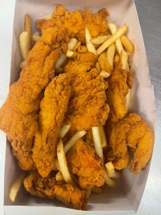 tenders with fries