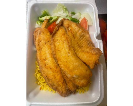 Tilapia (2 pcs) Over Rice