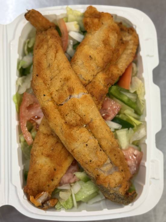 Tilapia (2 pcs) Over Salad