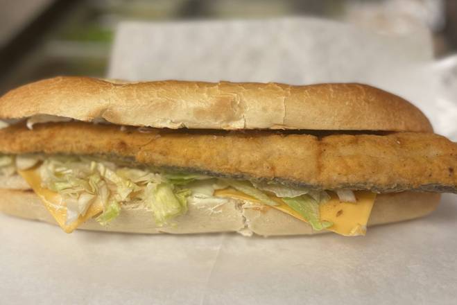 Whiting Fish Sub with Fries