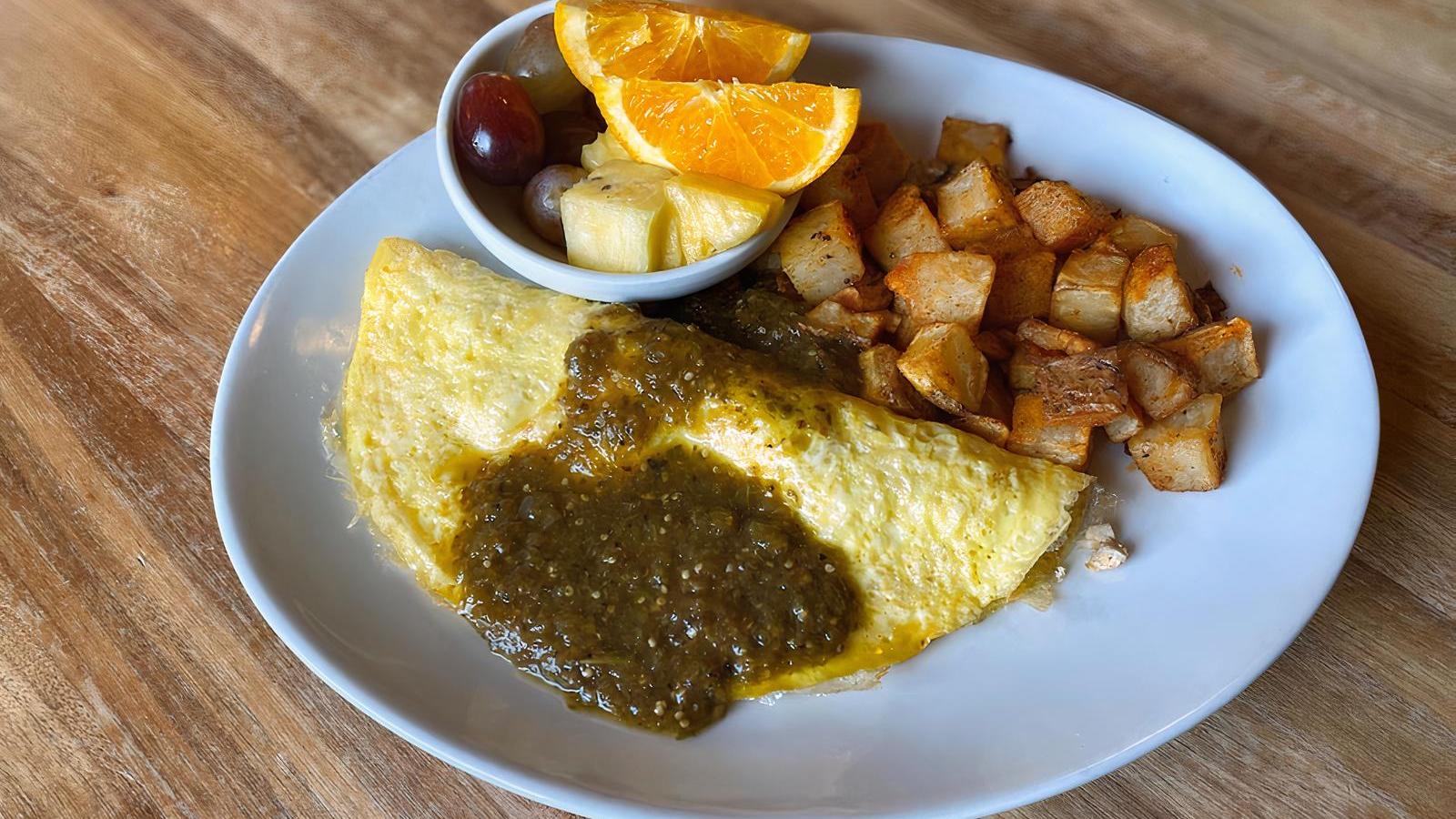 Chicken Verde Omelet