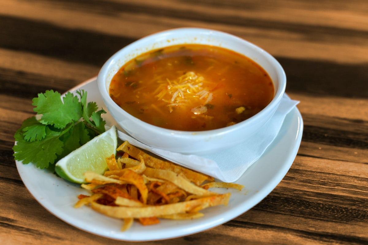 Cup Spicy Chicken Tortilla Soup