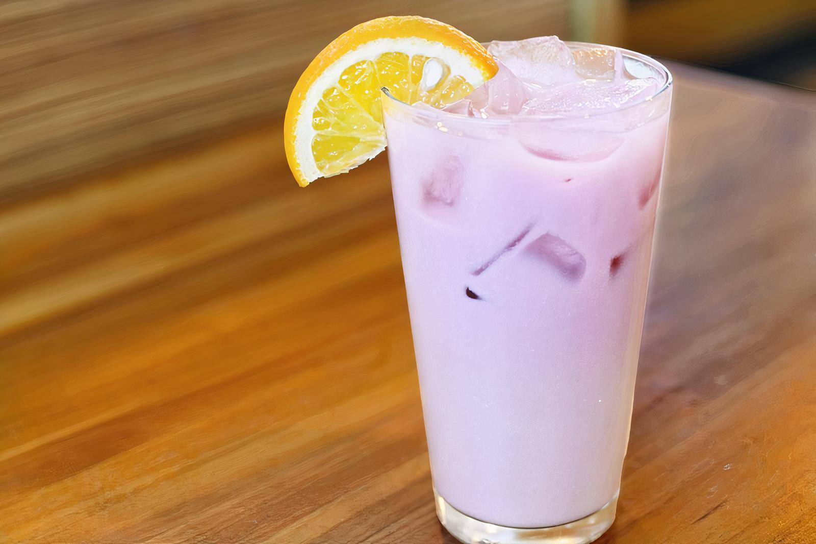 Orange Hibiscus Milk Tea