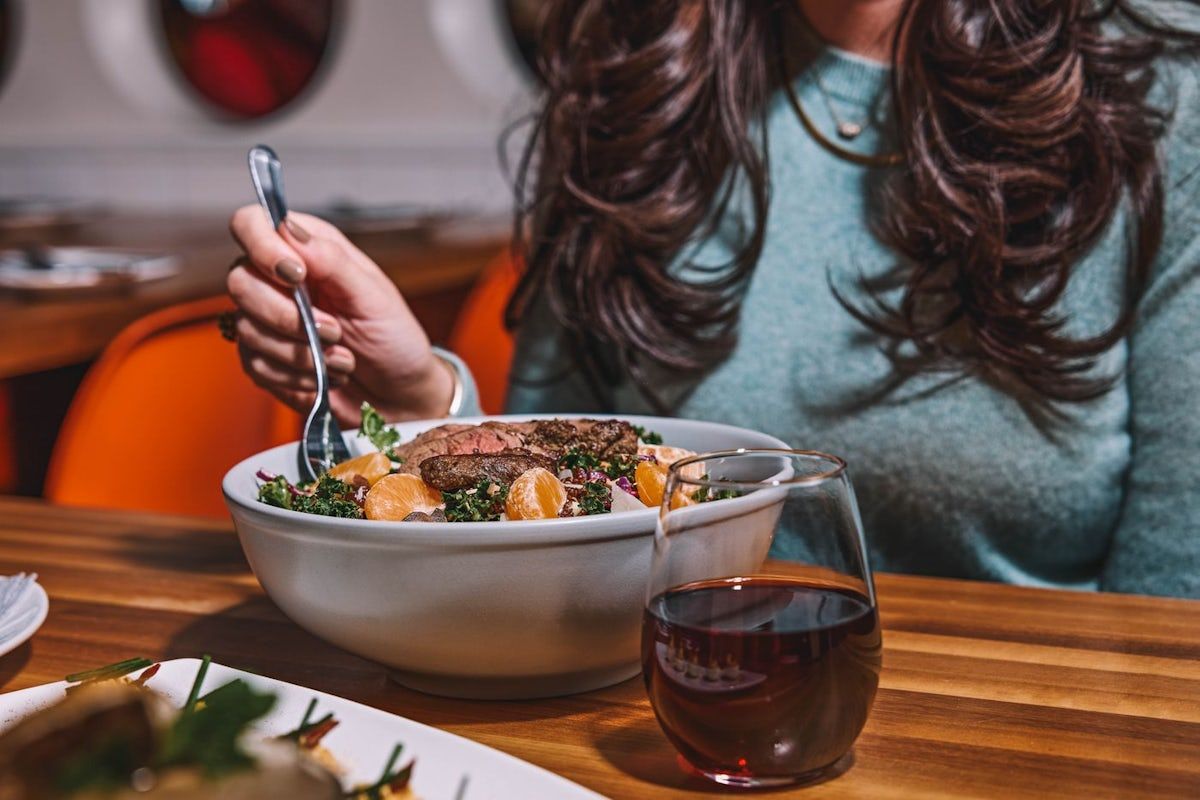 Steak and Power Greens Salad