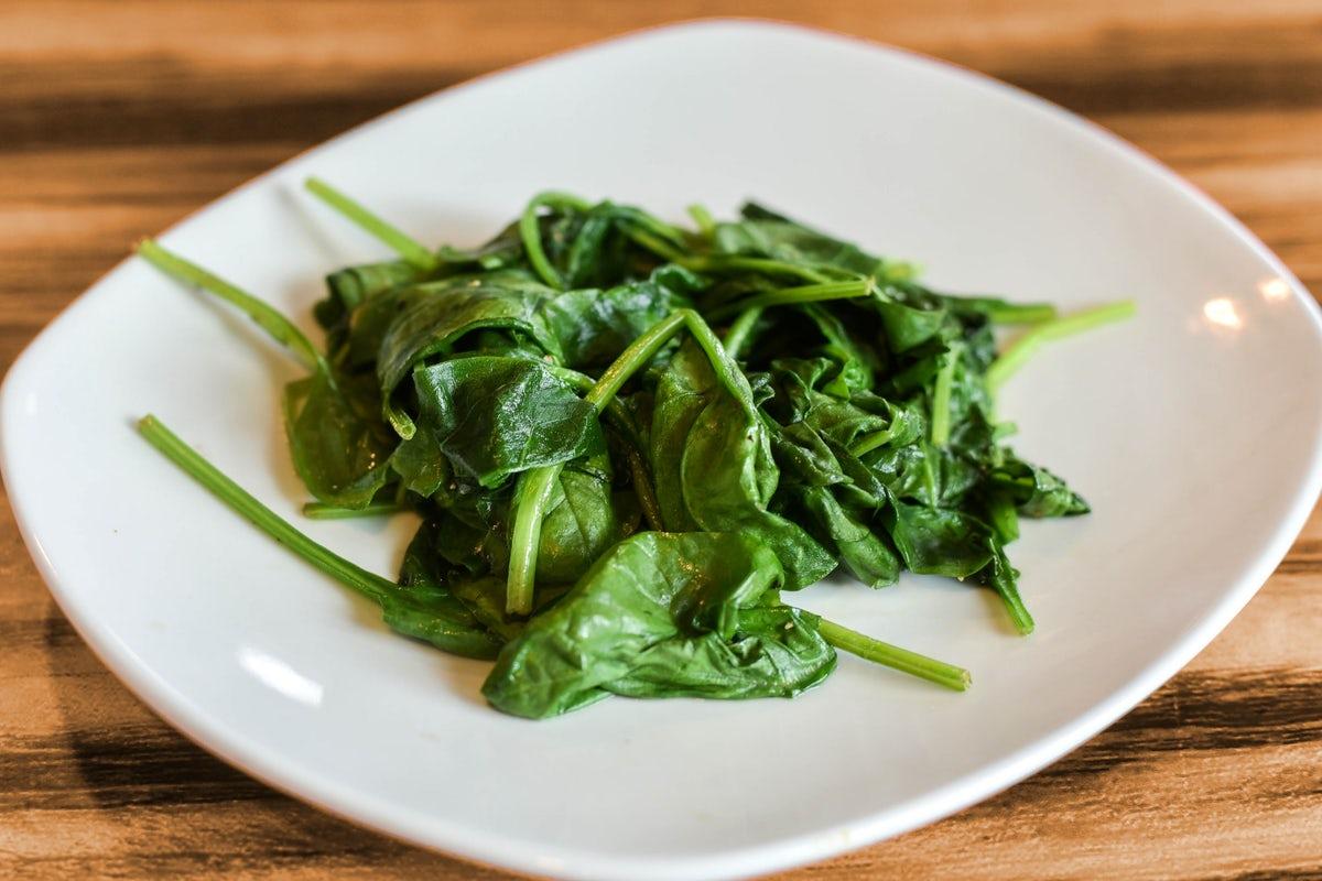 Steamed Spinach