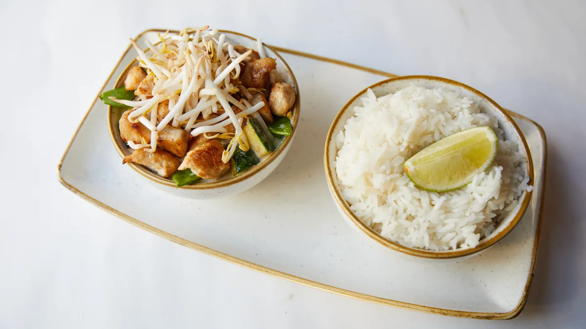 Thai zöld curry csirkével