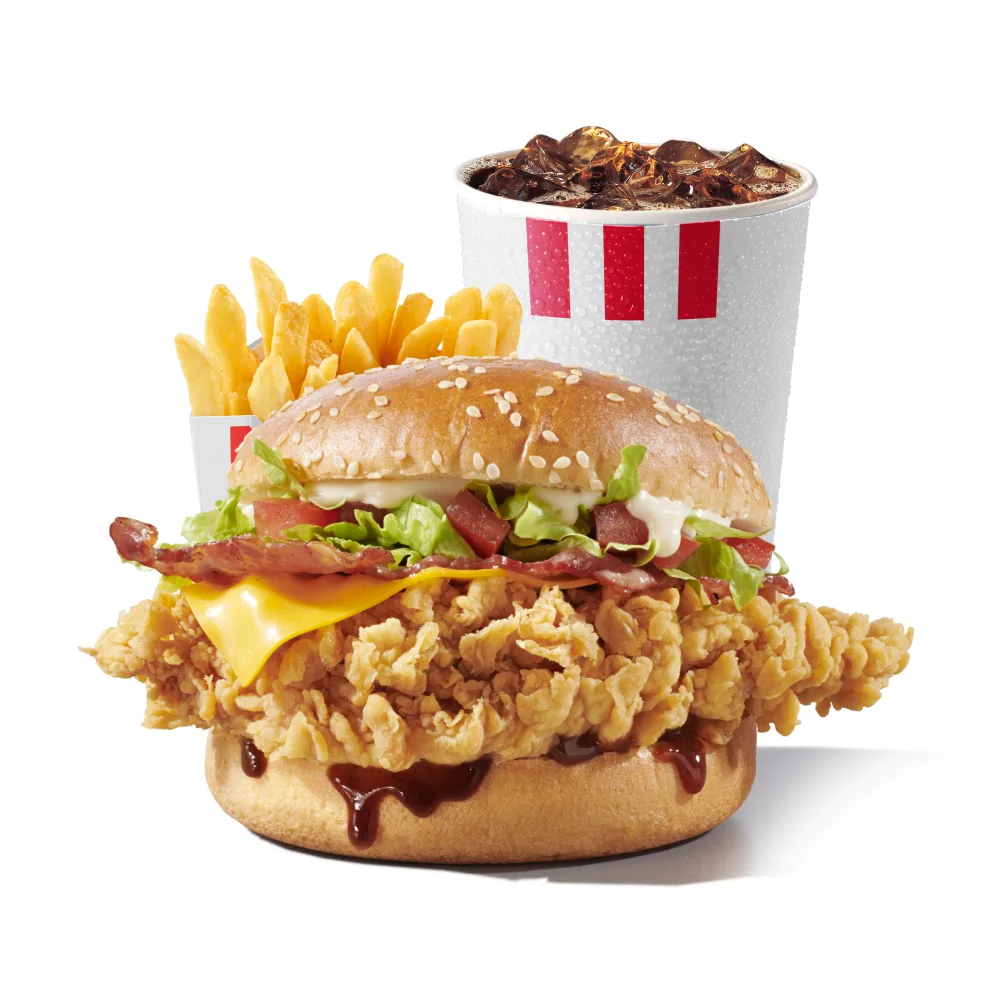 Zinger Grander Burger Menu🌶️