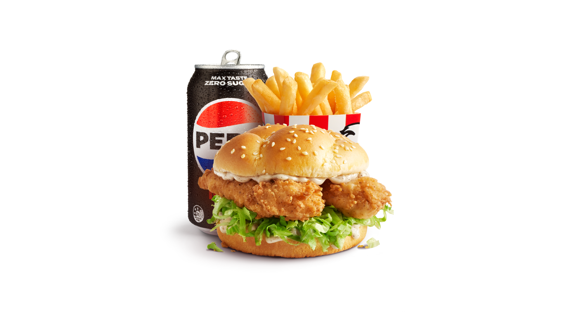 Double Tender Burger Combo