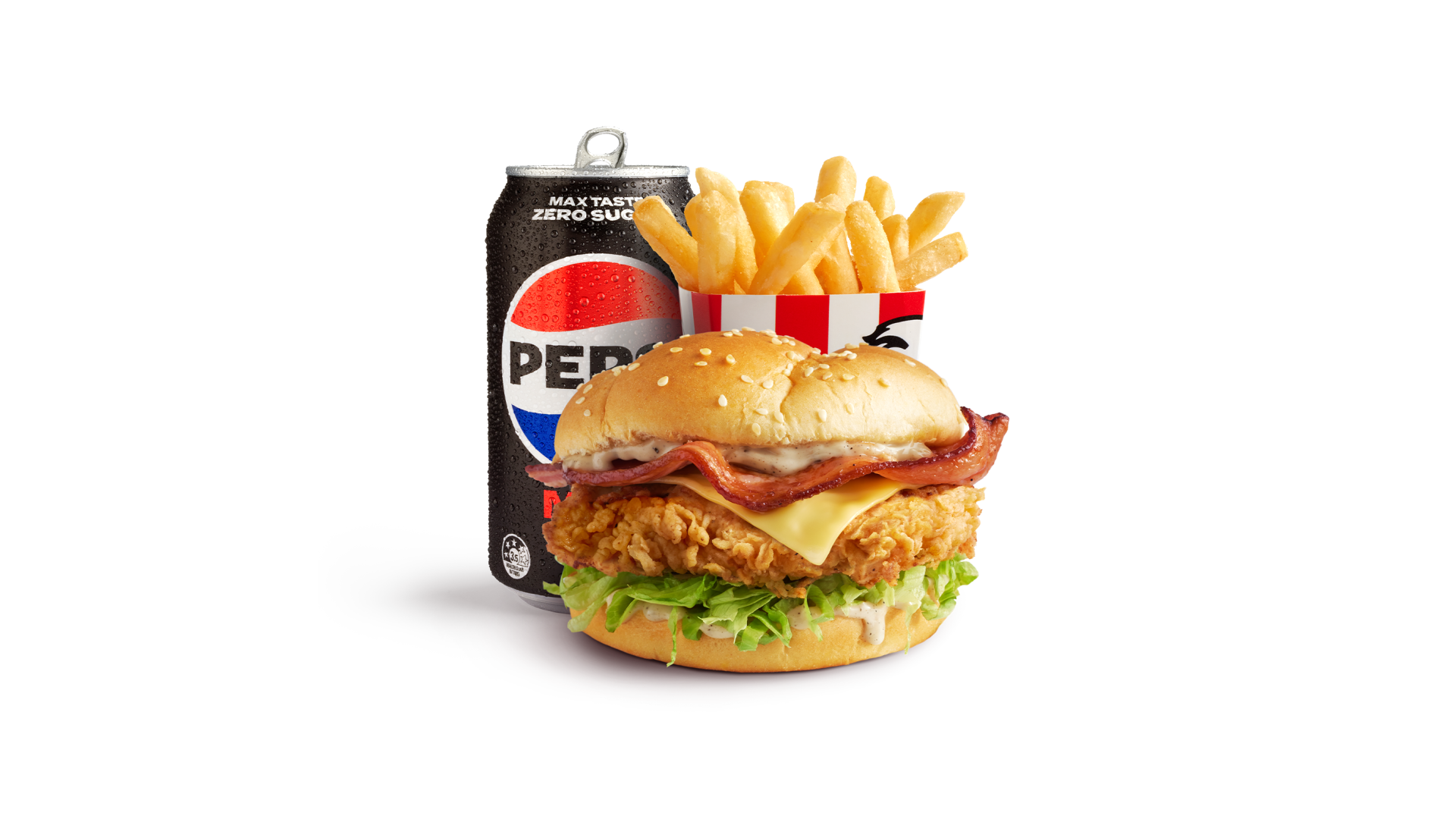 Original Crispy Bacon and Cheese Burger Combo