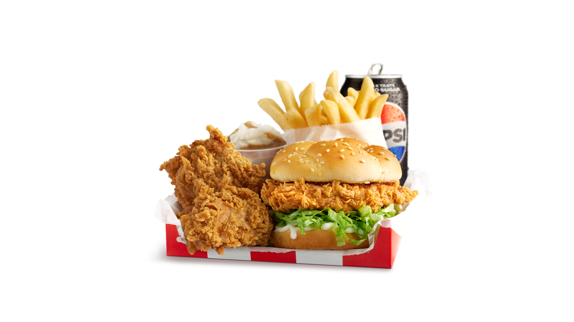 Zinger Burger Box Hot and Crispy