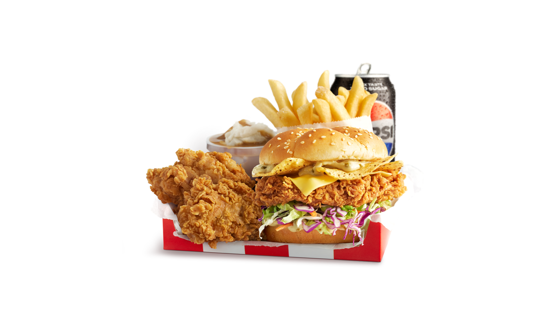 Zinger Crunch Burger Box Hot and Crispy