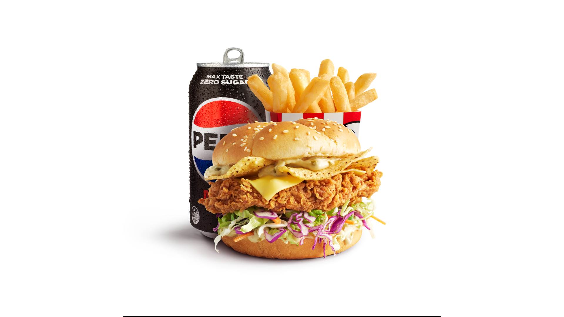 Zinger Crunch Burger Combo