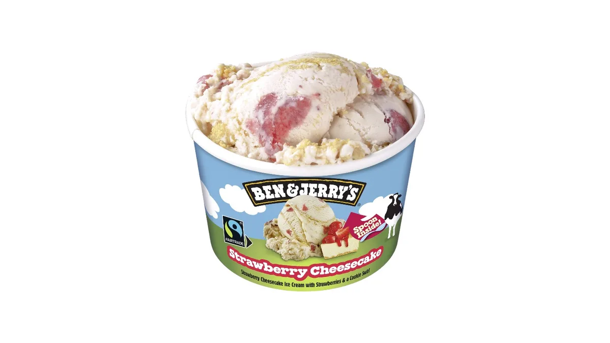 Ben and Jerry's Strawberry Cheesecake