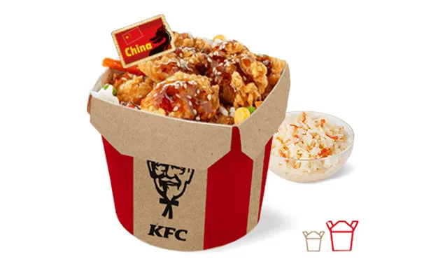 Rýže s bites grande Sweet Chilli Menu
