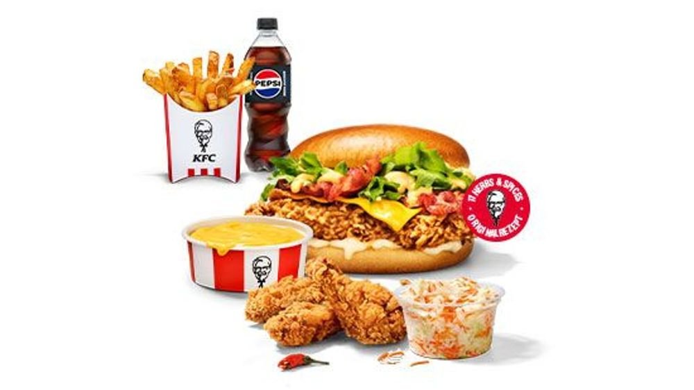 Cheese and Bacon Burger Box