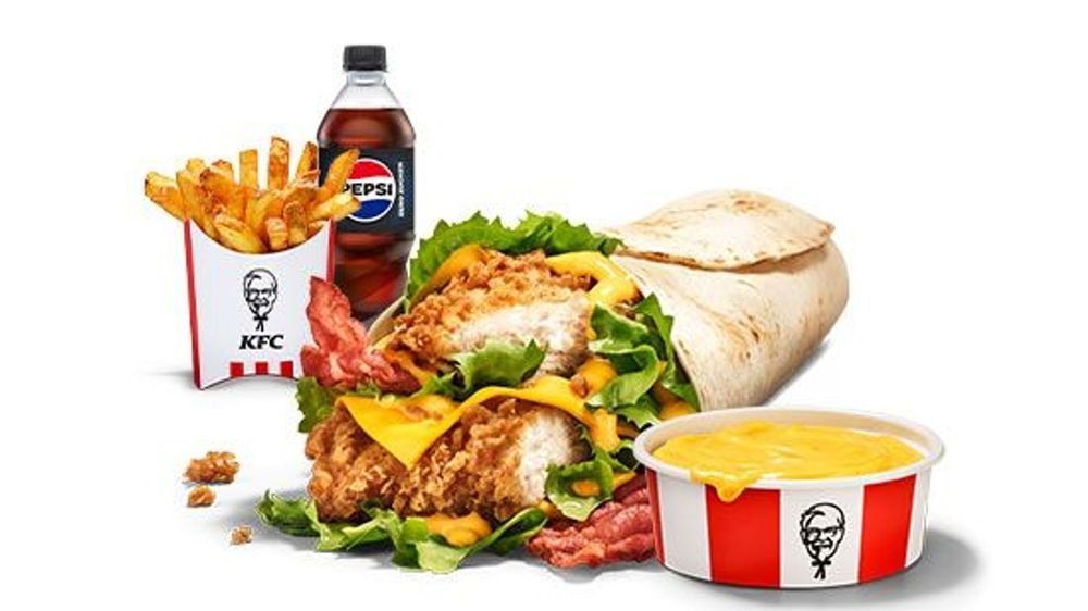 Cheese and Bacon Twister Menü