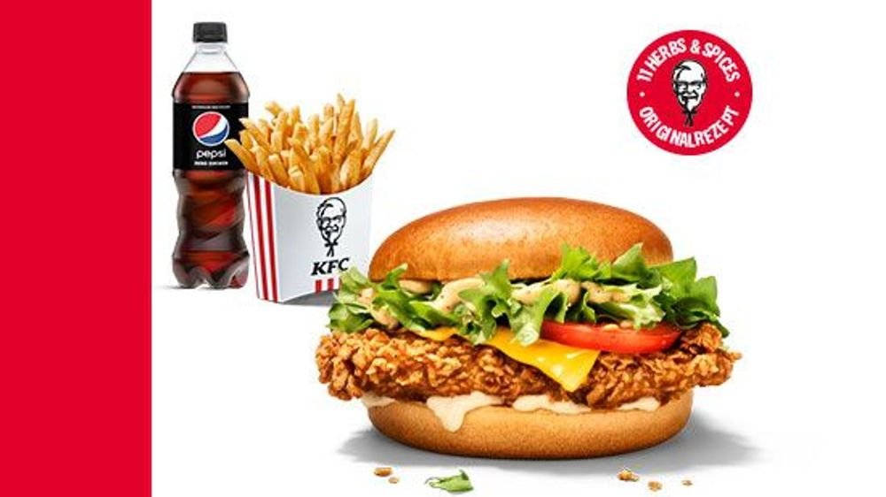 Colonel Original Burger Menü