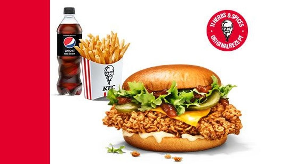 Kentucky BBQ Original Burger Menü