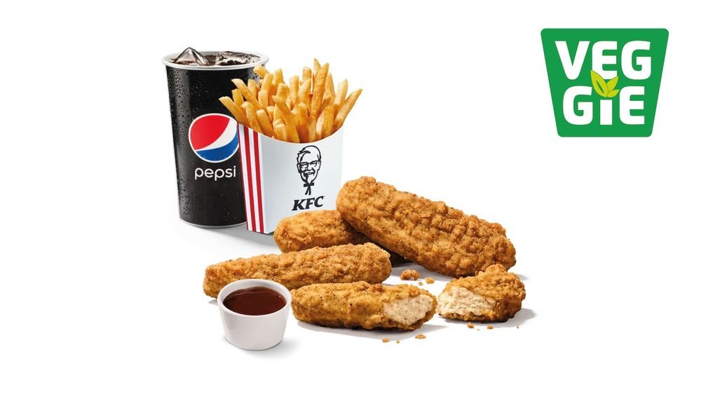 4 Veggie Tenders Large Menu