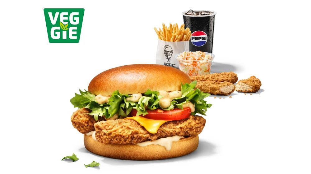 Colonel Veggie Burger Box