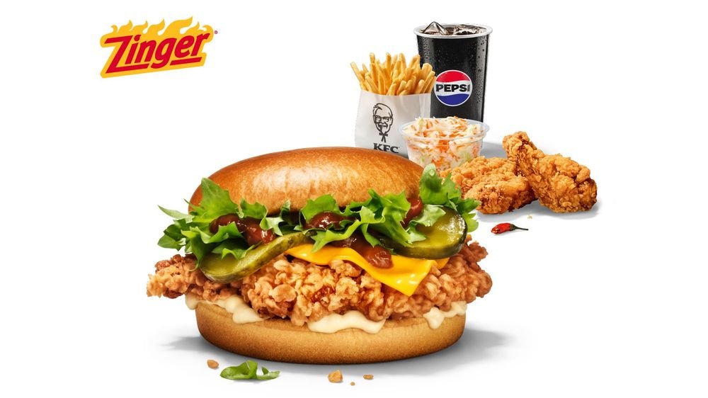 Kentucky BBQ Zinger Burger Box