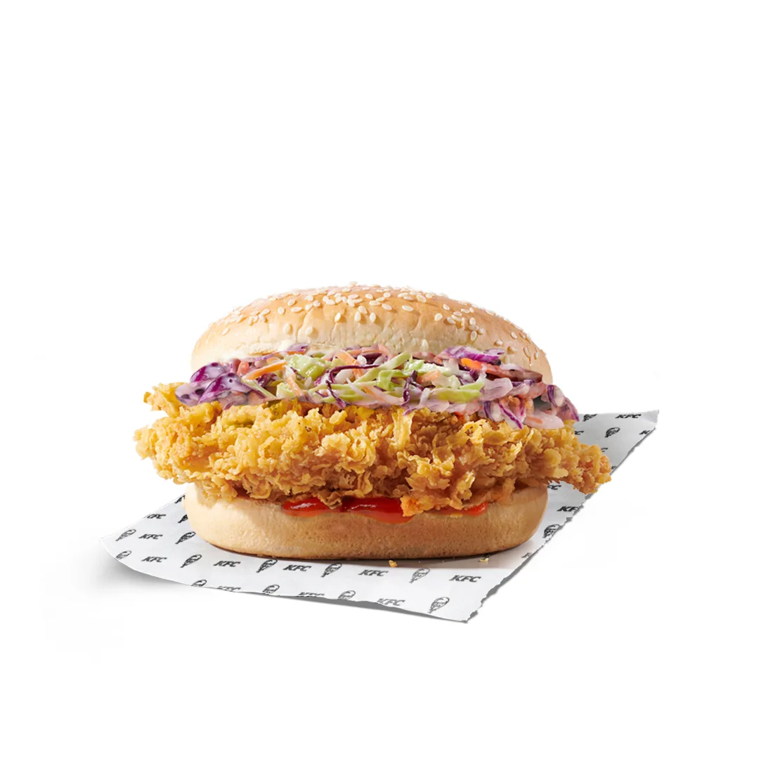 Coleslaw burger