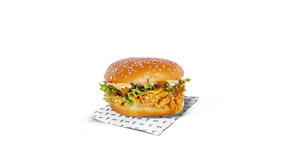 Jalapeno Zinger burger