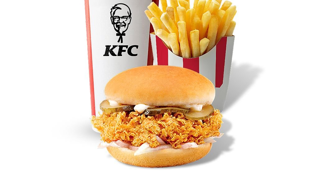 Chickenburger Meal L