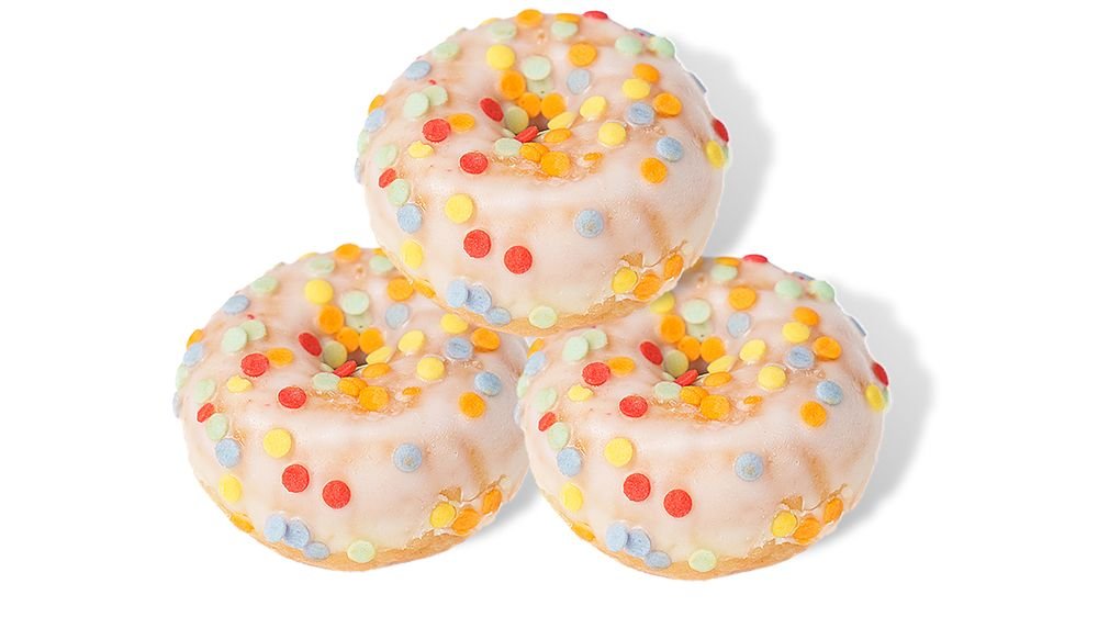 Glazed Mini Donut Confetti 3pcs